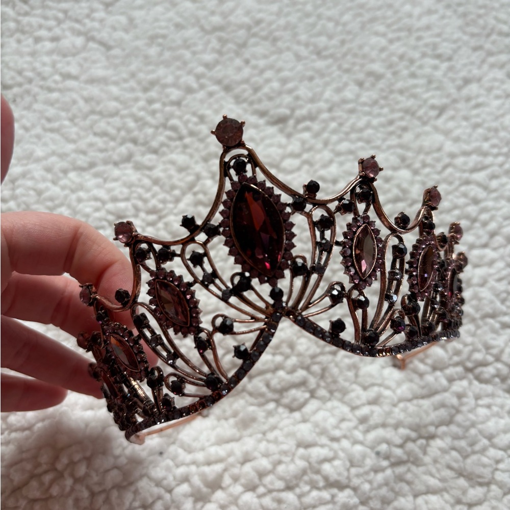 Purple Filigree Hair Accessory Tiara